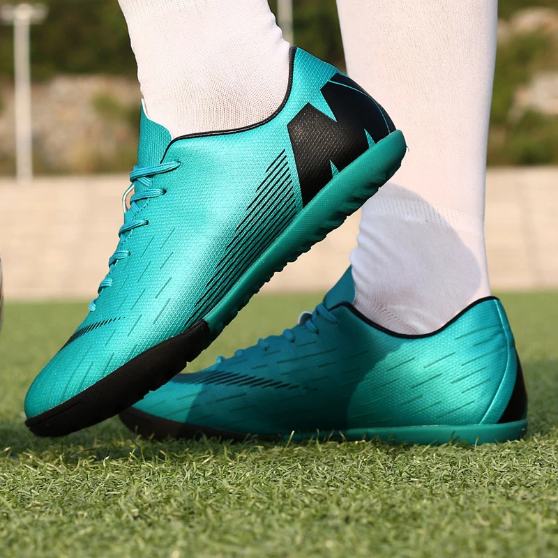 Fútbol zapatos de los hombres de césped picos chico de fútbol al aire libre de las mujeres al aire libre Atlético zapatillas Zapatillas adultos marca profesional de fútbol Futbol