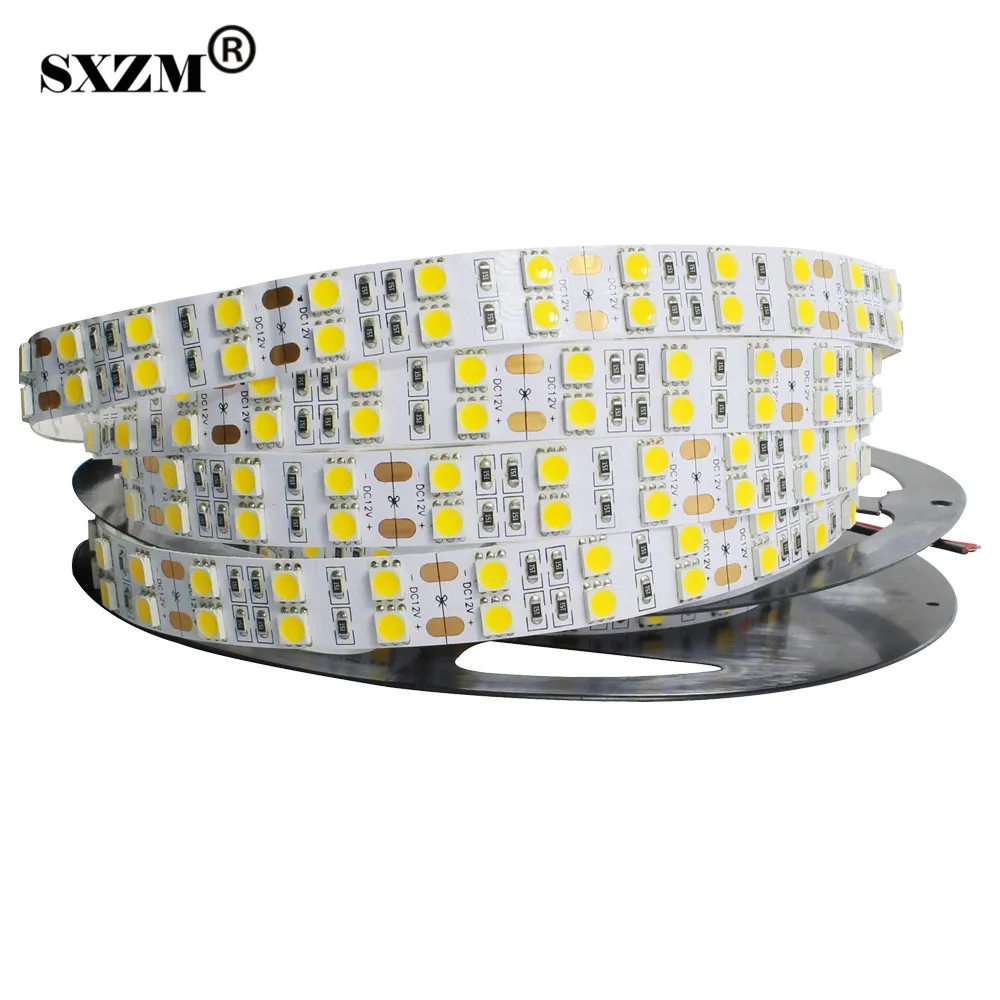 SXZM led strip double row 5050 DC12V 120led/M non
