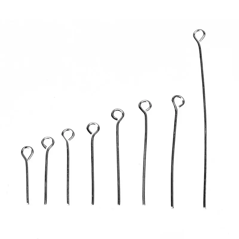 800pcs Mixed Size Head Pins 16mm to 50mm Eye Pin Head Pins DIY Sewing