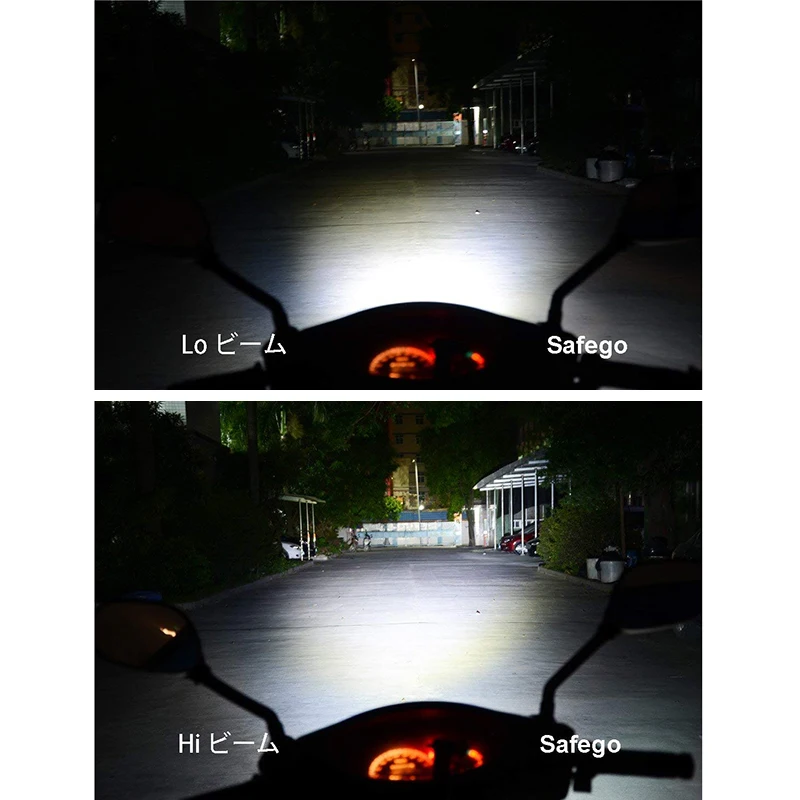 H4 COB светодиодный светильник HID Белый 360 Hi/ближнего света фара мотоцикла 6500K