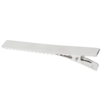 

Fashion Silver Plated Alloy Hairpin, High quality Metal Duckbill Clips Blanks Hairpin, 20 pcs/lot-C4506