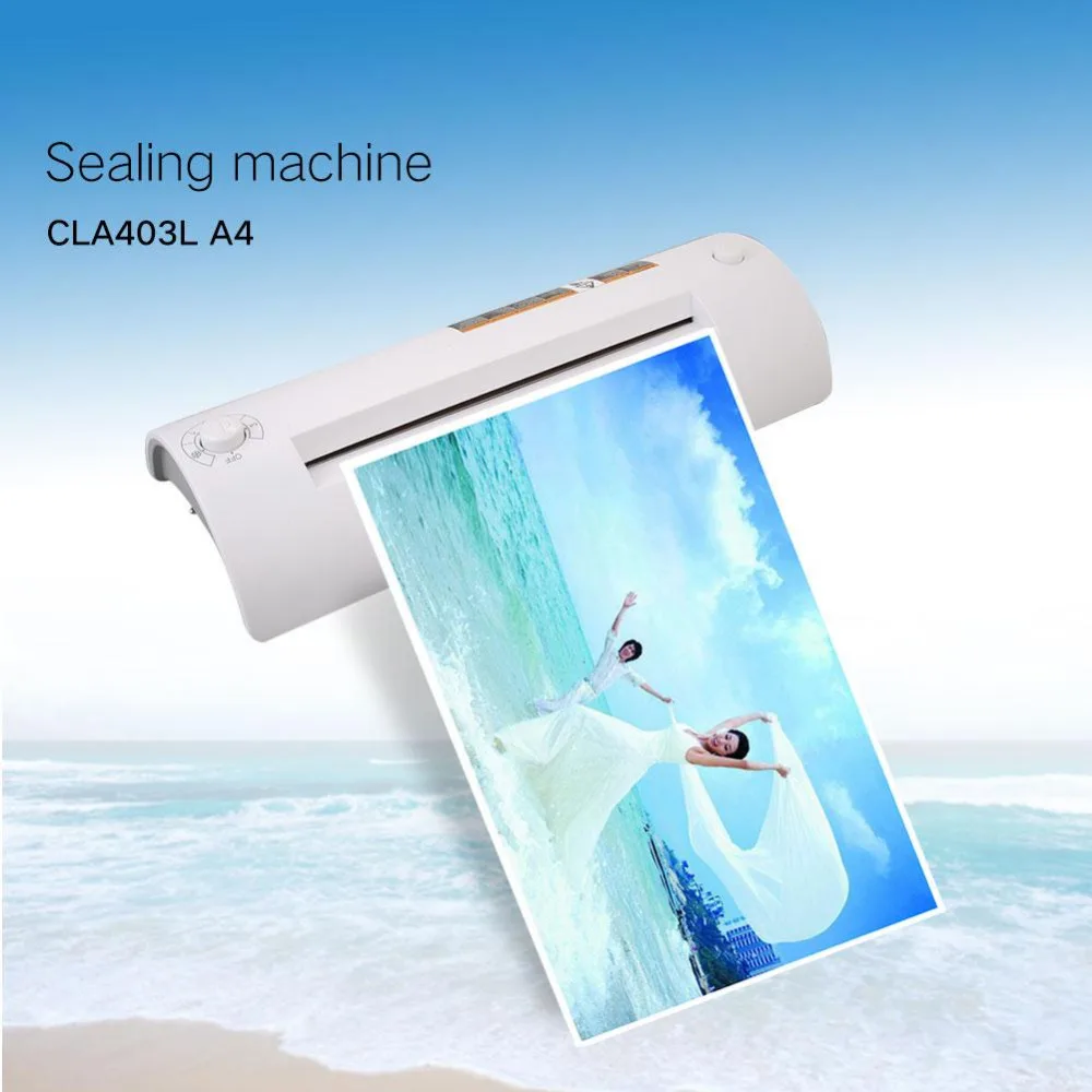

Cewaal CLA403L A4 Photo Hot&Cold Thermal Laminating Machine System Laminator Home Roll High Quality