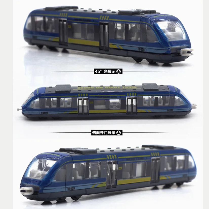 toy car train set diecast 1:43 die cast car toy scale model for boys car train subway set hot for kids children's educational