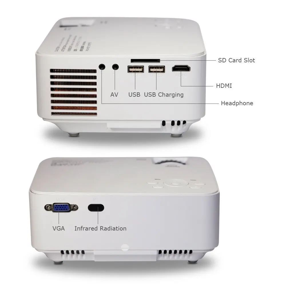 Dbpower 1500 Lumens Led Video Projector 