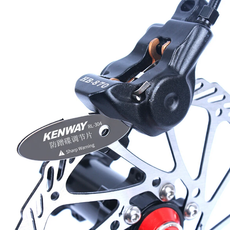 MTB Disc Brake Pads Adjusting Tool Bicycle Pads Mounting Assistant Brake Pads Rotor Alignment Tools Spacer Bike Repair Kit