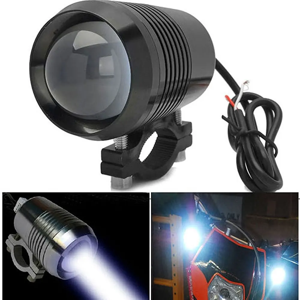 LED Motorcycle Headlight Waterproof Spot Head Light Motorbike Fog Lamp