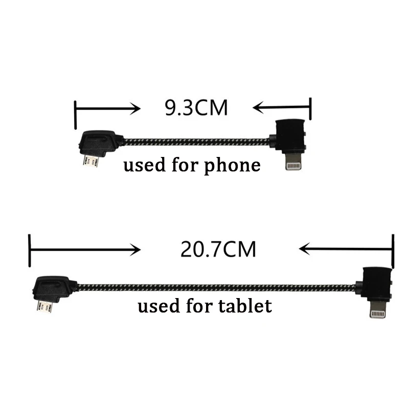 Пульт дистанционного управления данных подключен кабель провод к мобильному телефону планшет микро USB разъем для DJI Mavic Pro Mavic Air Spark