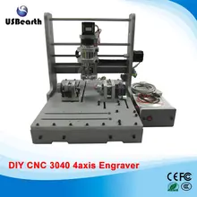 DIY CNC router 3040 4 axis LY mini CNC engraving machine free tax to EU