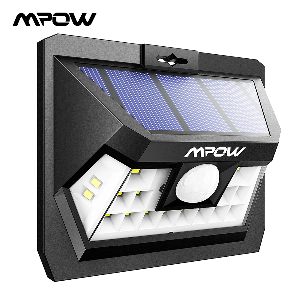 Mpow CD115 солнечный светильник s 18 светодиодный наружные садовые лампы Регулируемый