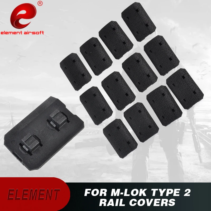 

Element Airsoft For m-lok system Rail Cover Mount Weaver Hunting Accessories For M LOK system Rail Covers 2 pieces MP02028