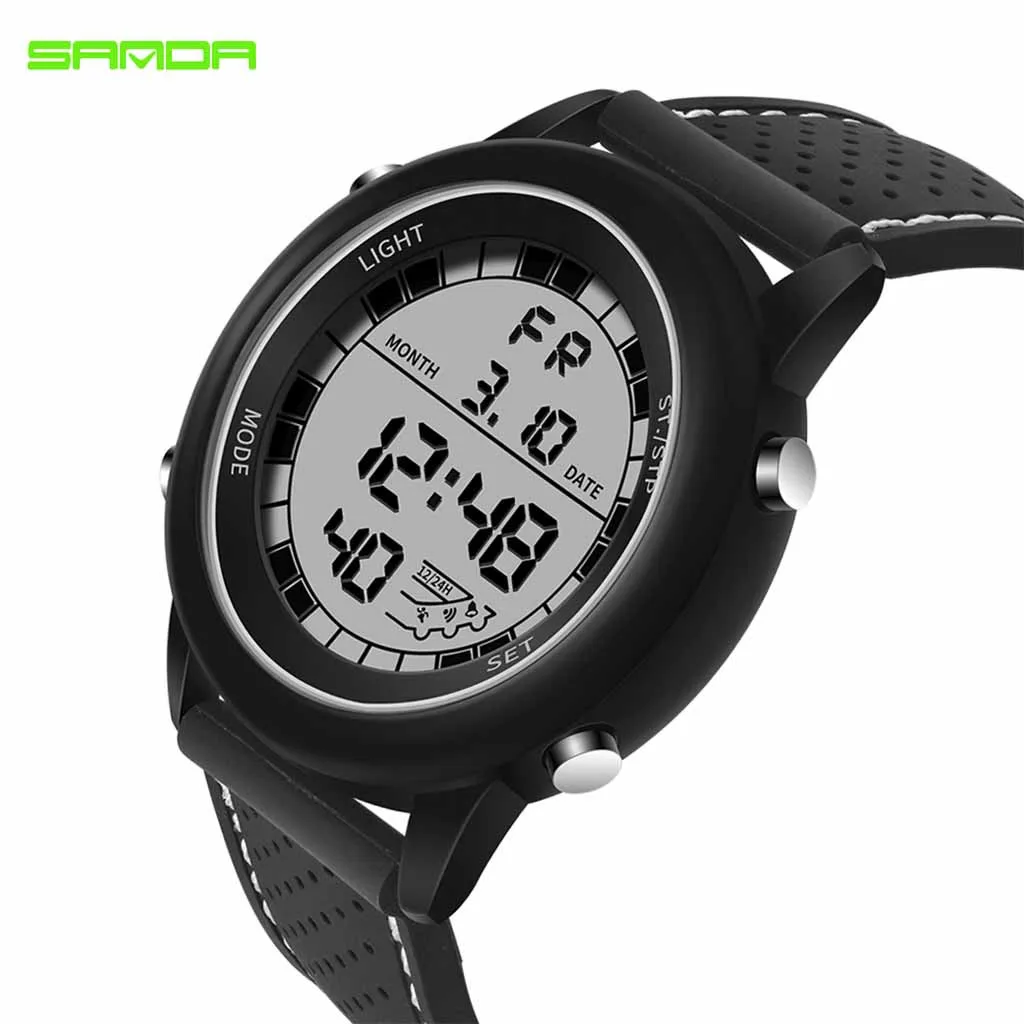 Men Electronic Wrist Watches Waterproof Dual Display Analog Digital LED sport watch Electronic digital Watch gifts Men's wrist