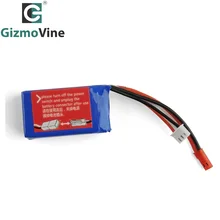 GizmoVine 10PCS/lot Battery RC cars Rc Lipo Battery RC Car Spare parts for 1/18 Scale A959 A979 RC Car Off-Road Vehicle