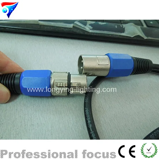 Free Shipping 10pcs/Lot 5meter Dmx512 Cable 3 Pin Connector Stage