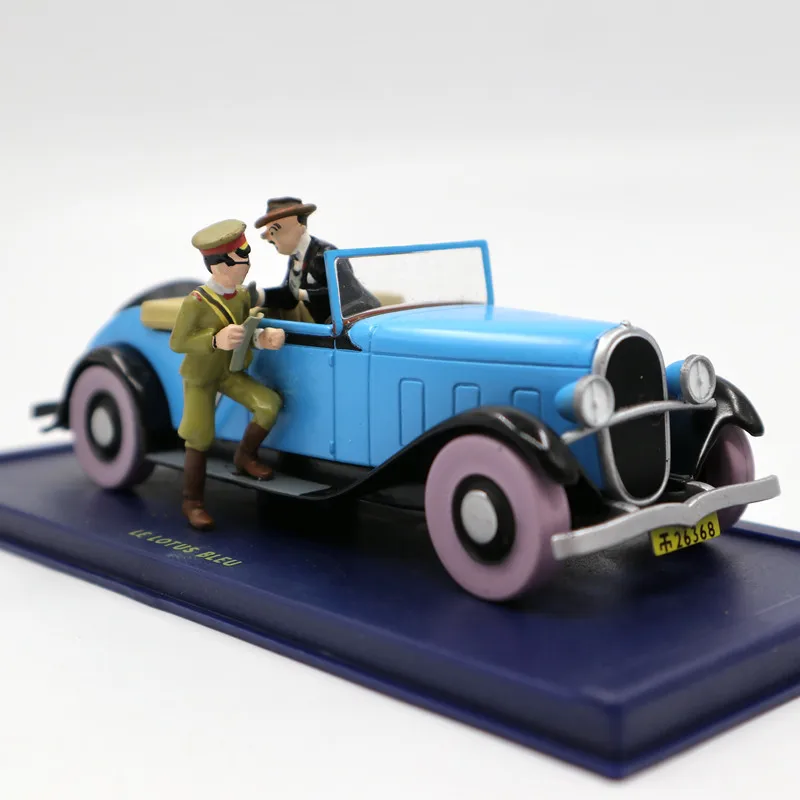 

TinTin 1:43 Le Lotus Bleu 1946 P 26-27 Diecast Tim & Struppi Models Collection Toys Car