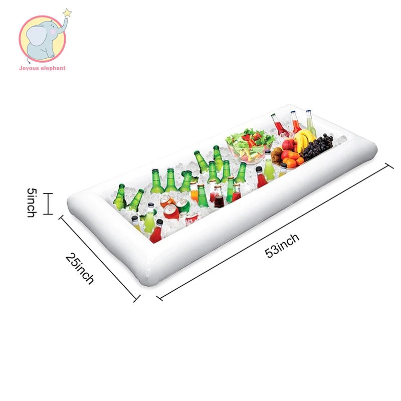135 см надувные пиво кулер Настольный плавучий бассейн летние водонепроницаемые вечерние Ice Bucket Услуги/салат-бар, летний бассейн для