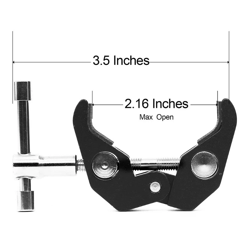 Шарнирная Волшебная Рука Краб коготь зажим щипцы Щипцы Зажим Студия флэш-кронштейн для Чака ЖК-экран бум ручная камера штатив монопод