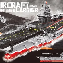 XB-06020 1355 шт. Военная серия Китай Aircrafit Перевозчик Ляонин строительные блоки кирпичи развивающие игрушки модель, подарок для детей