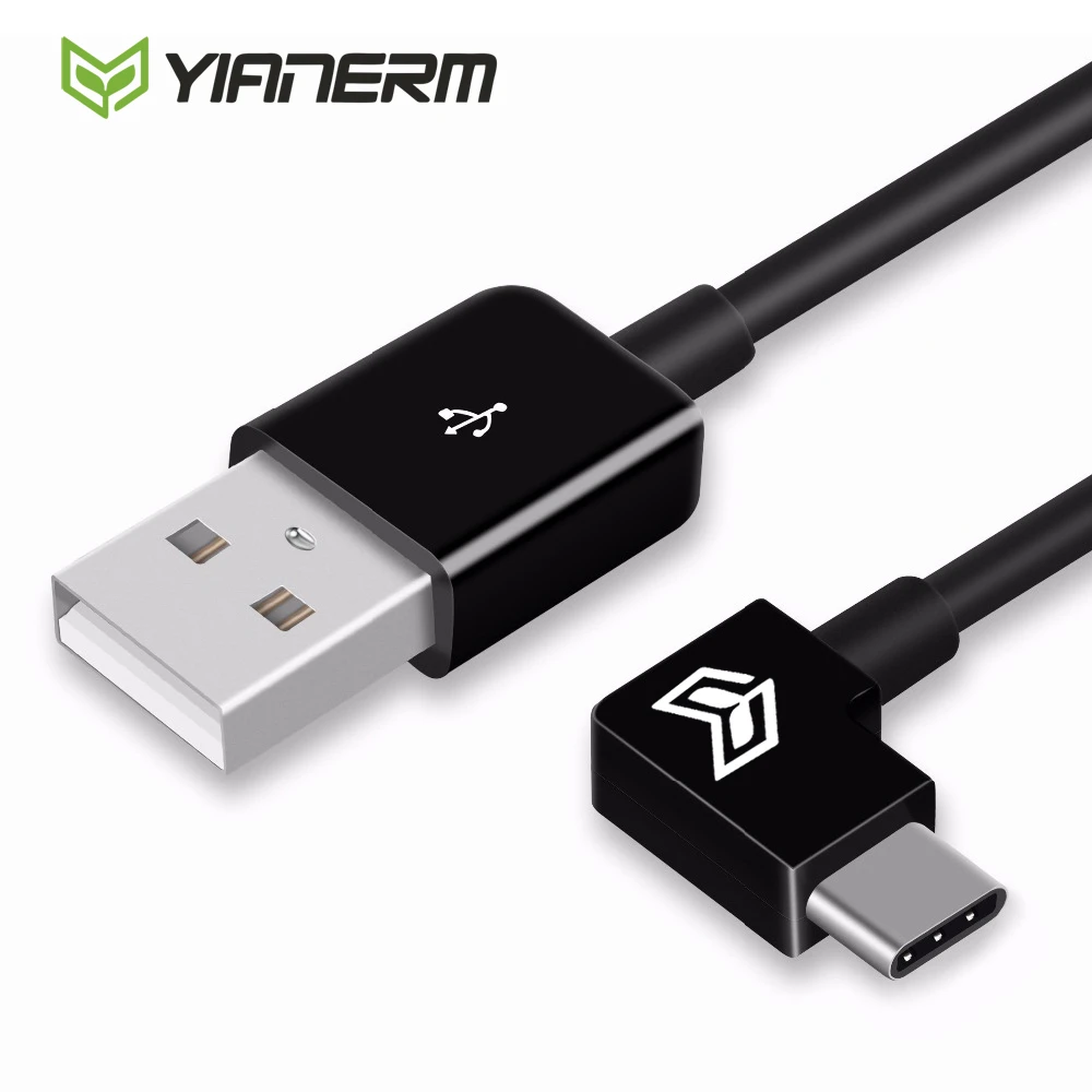 Yianerm 90 type-C USB кабель для быстрой зарядки Usb C кабель 20 см 1 м 2 м 3 м кабель для синхронизации данных для Xiaomi 9 Redmi Note7 samsung S9 S8 huawei