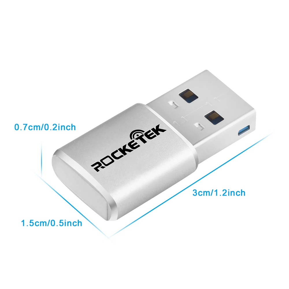 Rocketek usb 3,0 мульти памяти алюминиевый кардридер адаптер мини кардридер для micro SD/TF microsd ридеры компьютер ноутбук