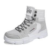 Male Shoe High Help Martin Boots Boots Man Casual Mens Platform Shoes Men Boots Sneakers Zapatos De Hombre Tenis Trainers Scarpe