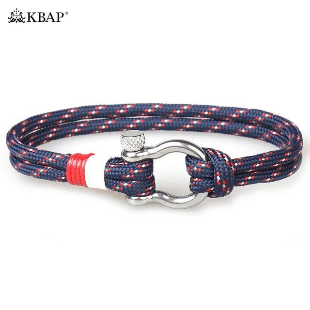 Kbap Women Men Fashion Rope Wrap Bracelet Nautical Marine Survival Kbap Women Men Fashion Rope Wrap Bracelet Nautical Marine Survival Wristband Bracelets Bangles Friendship Favor Gifts