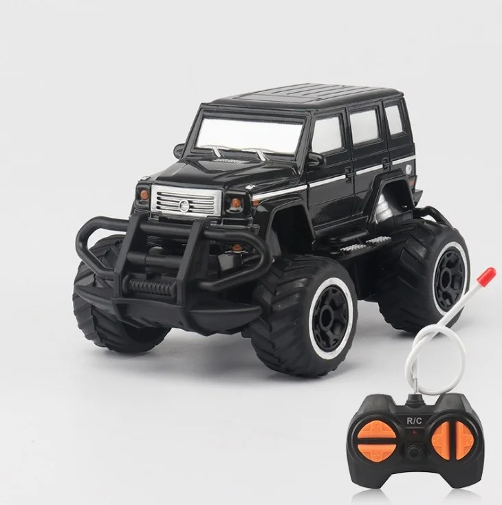 1:43 мини Радиоуправляемый автомобиль внедорожник 4 канала Электрические игрушечные модели автомобилей подарки для детей игрушки дистанционного управления радиоуправляемые машины простое использование продвижение - Цвет: Black