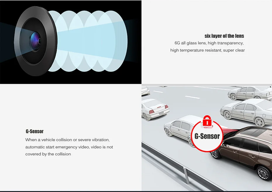 6 glass and g sensor