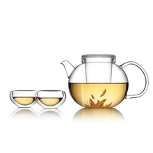 Стеклянные Чайники посуда для кофе и чая наборы термостойкий стеклянный чайник цветочный чайный заварник для чая кофе инструменты праздничный подарок