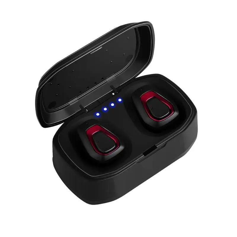 A7 TWS беспроводные наушники Bluetooth гарнитура стерео спортивные наушники с зарядным устройством для IOS Android phone музыкальные наушники 2 типа - Цвет: Type A Red A7