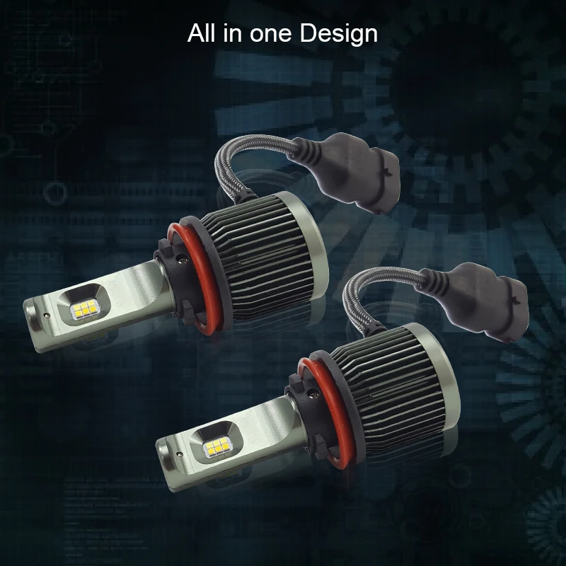 CNSUNNYLIGHT High Brightness H11 H8 9005 9006 H7 LED Car Fog Light Bulbs 3000K 6000K (7)