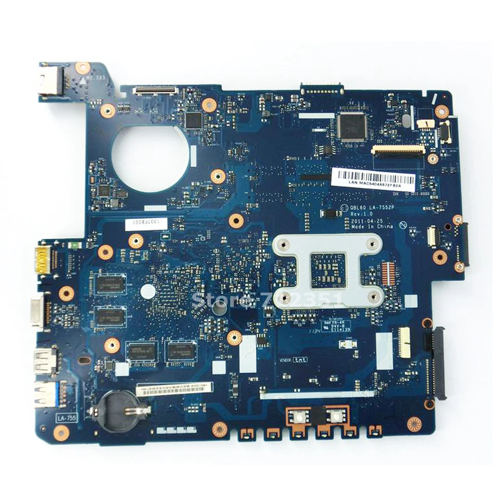 K53TA QBL60 LA-7552P 216-0810005 1 GB بطاقة جرافيكس ذاكرة اللوحة ل ASUS K53TA K53TK K53T X53T X53TK اللوحة المحمول اختبار