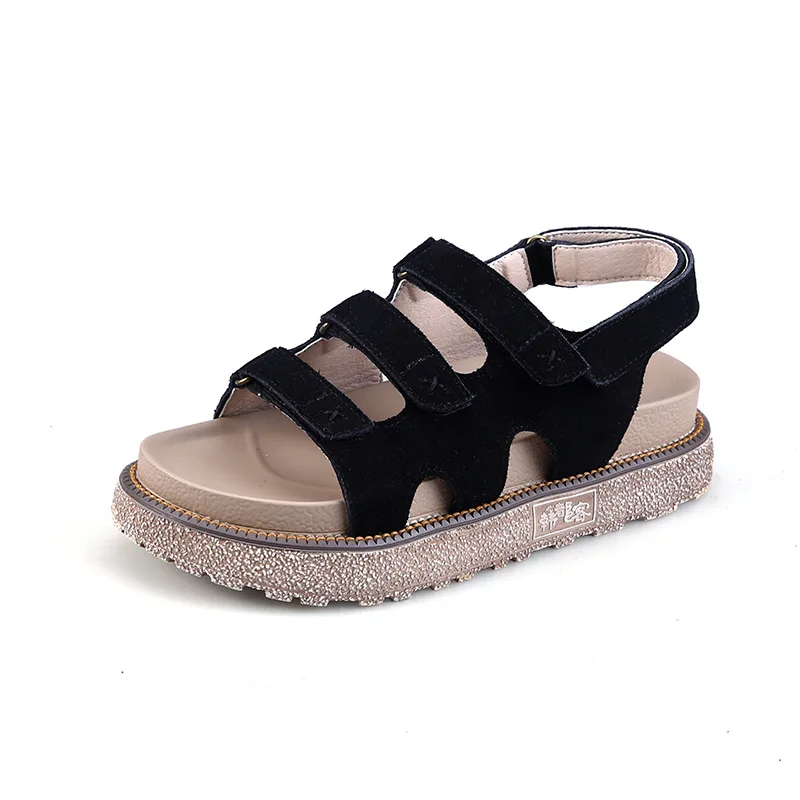 

New summer scrub Roman sandals waterproof platform thick bottom large size women's shoes