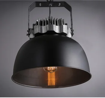 

Loft Industrial Style Pendant Lighting Wrought Iron Bar Suspension Luminaire Clothing Store Vintage Art Deco pendant Lamp