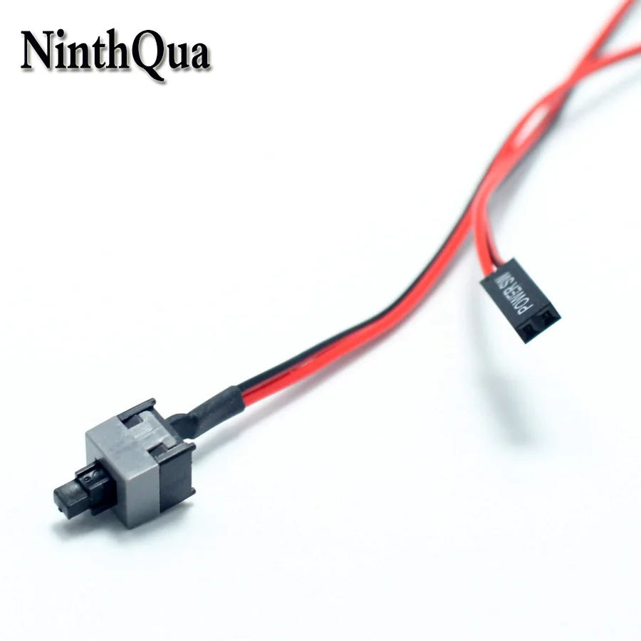 

1pcs 55cm Desktop Computer PC Case Power Cable SW Re-starting Switch Reset Key Button + on/off Switch Connector Adapter
