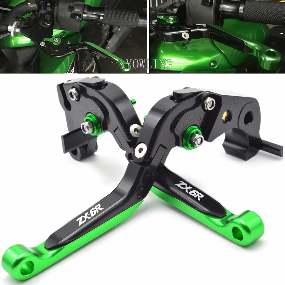 

CNC Adjustable Motorcycle Brake Clutch Lever for KAWASAKI ZX6R ZX-6R ZX636 2007 2008 2009 2010 2011 2012 2013 2014 2015 2016