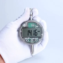 0,01 мм цифровой циферблат индикатор измеритель IP54 маслостойкий 12,7 мм/0," электронный литиевая батарея микрометр Твердосплавный Наконечник Калибр для точного измерения