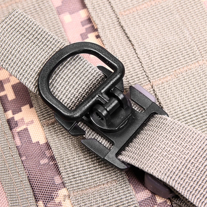 OneTigris 5 шт. тактические 360 Вращение d кольца зажимы MOLLE лямки крепления рюкзаки