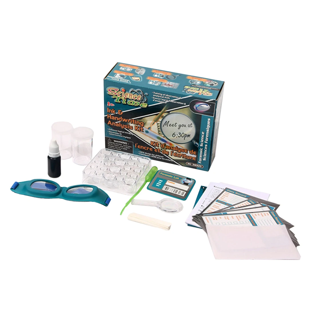 

Children Detective Series Ink and Handwriting Authentication Kit DIY Chemical Science Experiment Toys for Kids Children
