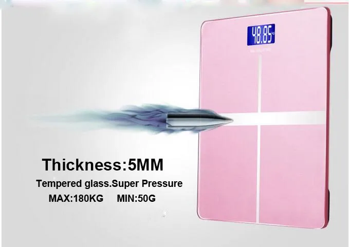 Precision 180KG 0.1KG Personal Scales Electronic Bathroom Human Body Floor Scale Portable Body Weighing Balance Weight Device