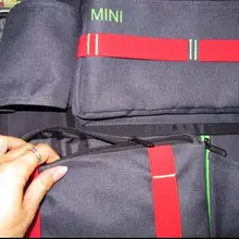 Фирменная Новинка модная сумка для хранения высокое качество рюкзак красочные Стиль с защитой от ультрафиолетового излучения, с эмблемой Mini Cooper, школьная сумка для инструментов(1 шт./компл