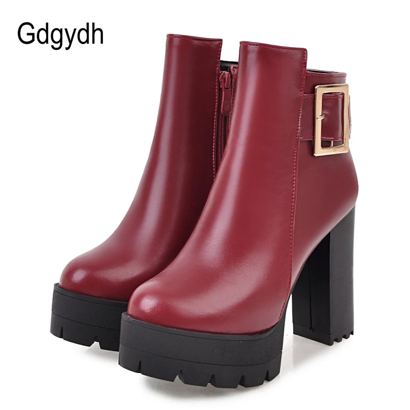 platform heeled chelsea boots