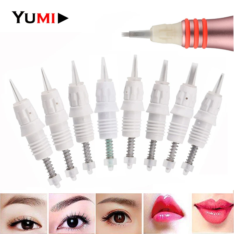 10 шт./лот одноразовые картриджи для тату игл 9 мм Винт машинки Charmant 3/4 Artmex Derma 1P 1D 2P 3P