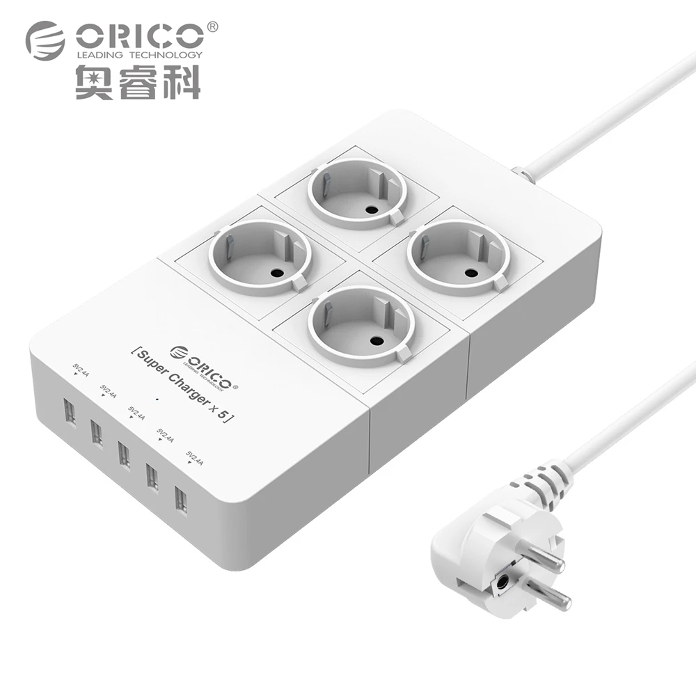 imágenes para ORICOPower Tira USB Cargador electrodomésticos 4 6 8 CA de LA UE Protección contra sobretensiones 1.5 Metro Cable de Alimentación con 5 Puerto de Carga USB estación imágenes para ORICOPower Tira USB Cargador electrodomésticos 4 6 8 CA de LA UE Protección contra sobretensiones 1.5 Metro Cable de Alimentación con 5 Puerto de Carga USB estación