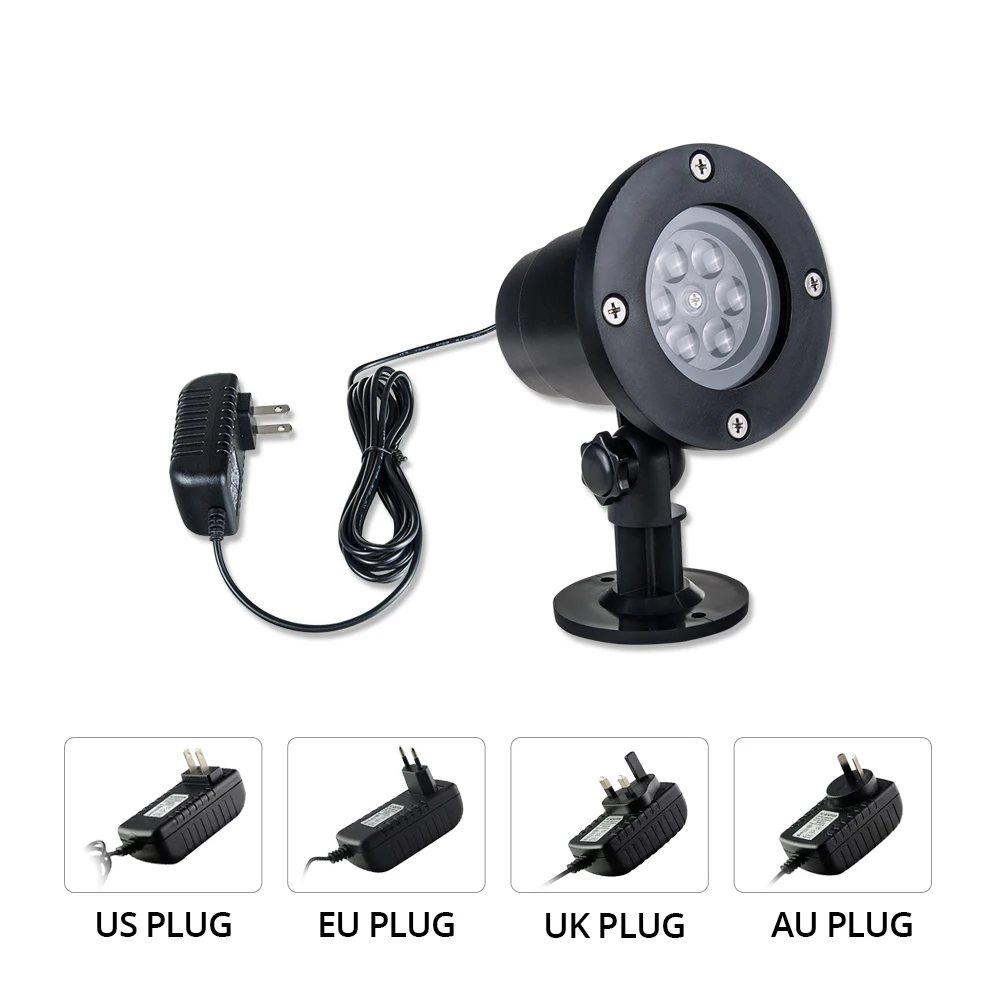 RGBW Christmas Lights Outdoor Snowflake Lawn lamp 85-265V 4 Colors Waterproof Xmas Stage Light Projector Festival Decoration RGBW Christmas Lights Outdoor Snowflake Lawn lamp 85-265V 4 Colors Waterproof Xmas Stage Light Projector Festival Decoration