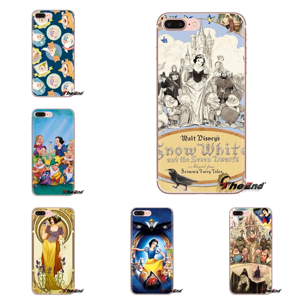 Soft Transparent Covers SNOW WHITE and the SEVEN DWARF For Samsung Galaxy J1 J2 J3 J4 J5 J6 J7 J8 Plus 2018 Prime 2015 2016 2017 |