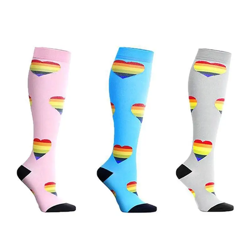 

1 Pair Women Men Medical Compression Socks Pressure Varicose Veins Leg Relief Pain Knee Sports Socks Calf Support Meias