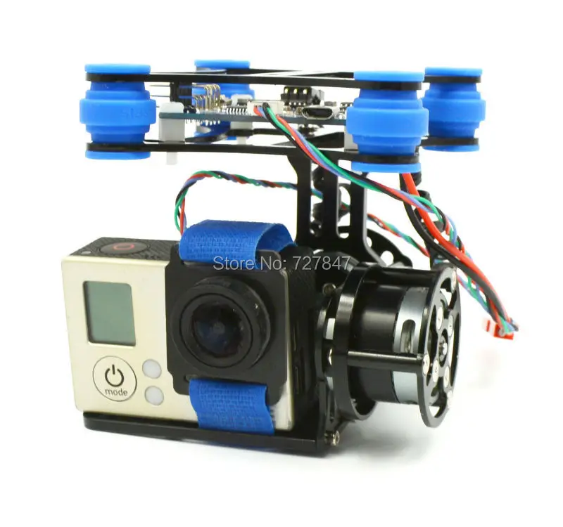 Super Lite Version Brushless Camera Gimbal W/Motors And Controller RTF For DJI Phantom Gopro3 (only 160g)