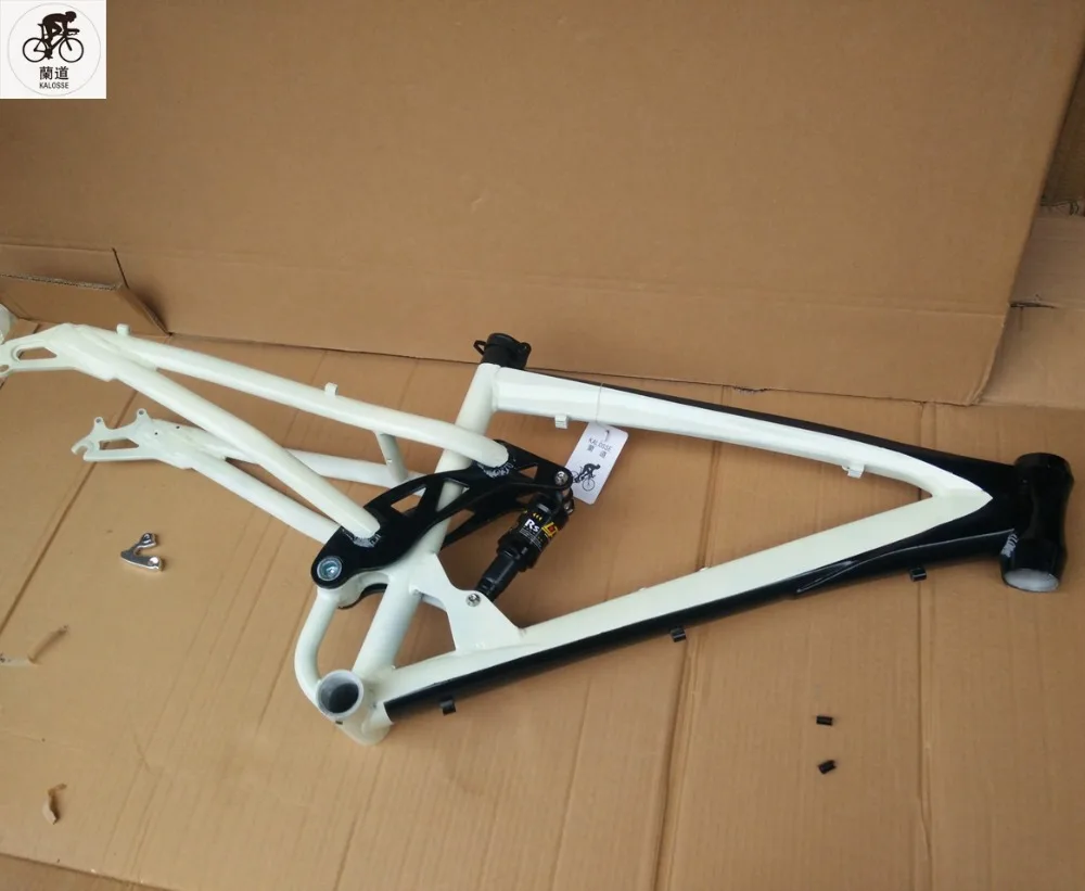 Clearance Kaloss Air suspension DH/AM  frame  Bike snow  26*4.0 inch  Fat/Snow  bike frame  Full suspension  DIY colors   26*17 inch , 14 Clearance Kaloss Air suspension DH/AM  frame  Bike snow  26*4.0 inch  Fat/Snow  bike frame  Full suspension  DIY colors   26*17 inch , 14
