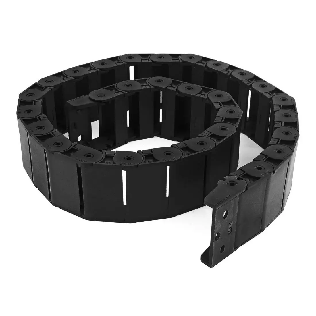 

40.55" Black Cable Wire Carrier Drag Chain Nested 18x50mm