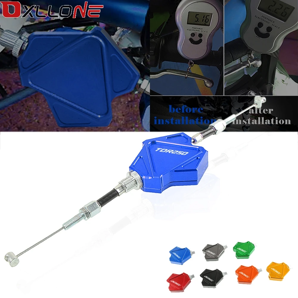 

Motorcycle CNC Aluminum Accessories Motorbike Easy Pull Stunt Clutch Lever System For Yamaha TDR250 TDR 250 1988 1989 1990